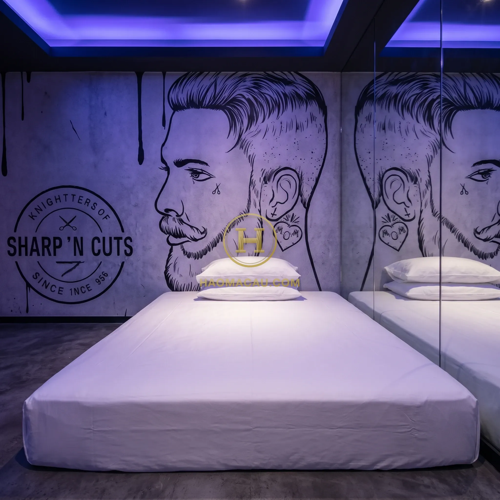 Fuhao Palace Spa – Barbershop theme room